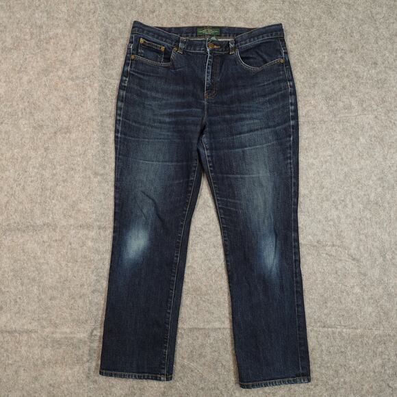 Lauren Ralph Lauren Denim - Lauren Ralph Lauren Dark Wash Straight Leg Jeans